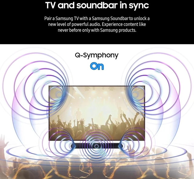 Alt view image 4 of 7 - S60D 5.0ch Soundbar w/Wireless Dolby Atmos Audio, All-in-One Design, Q-Symphony, SpaceFit Sound Pro, Adaptive Sound, Game Mode Pro with Alexa Built-in, HW-S60D/ZA