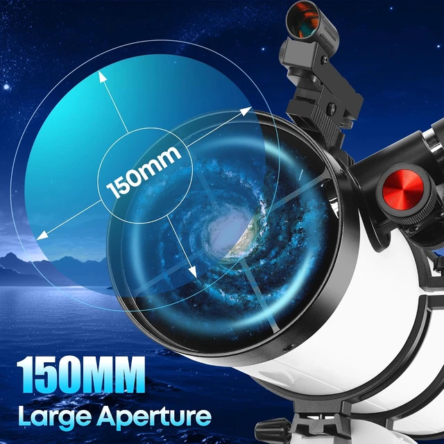 Alt view image 2 of 7 - 150EQ Professional Astronomy Telescope for Adults High Powered