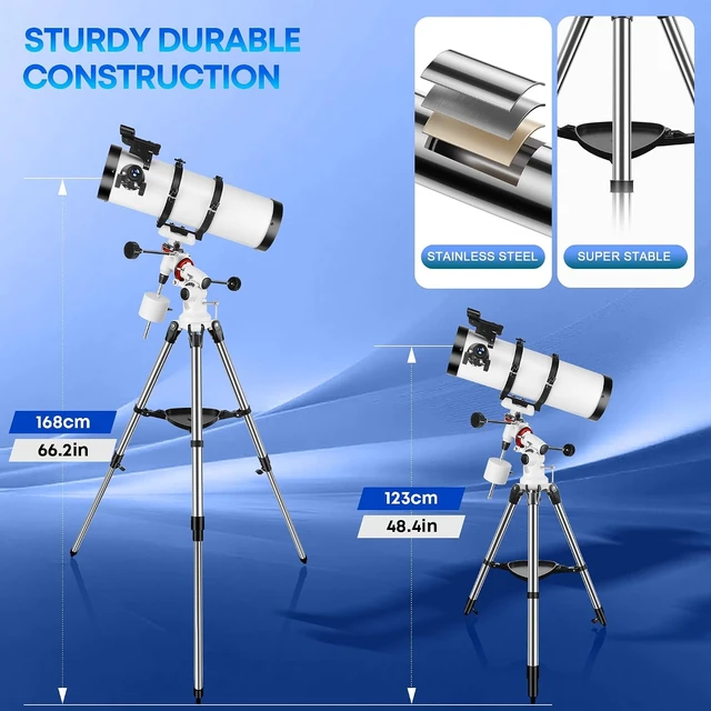 Alt view image 5 of 7 - 150EQ Professional Astronomy Telescope for Adults High Powered