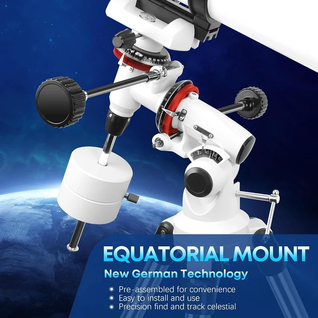 Alt view image 4 of 7 - 150EQ Professional Astronomy Telescope for Adults High Powered