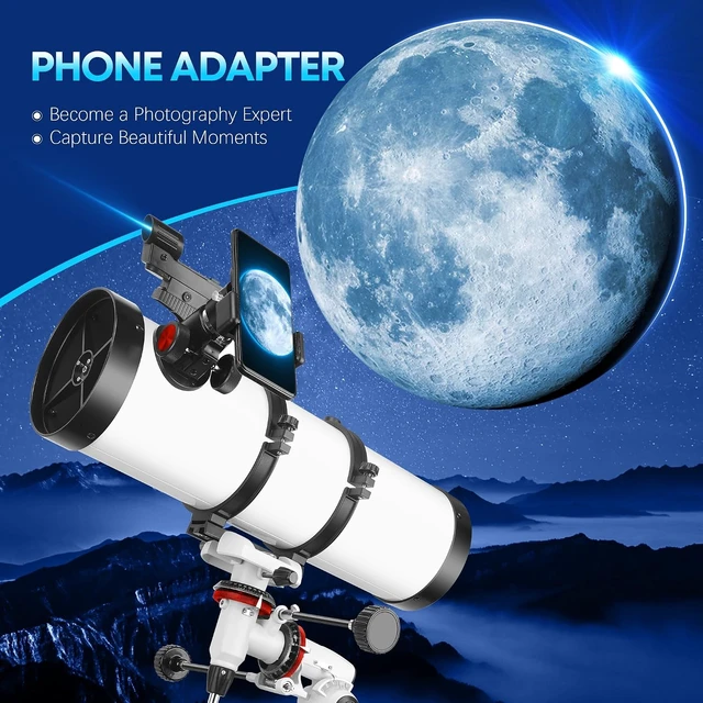 Alt view image 6 of 7 - 150EQ Professional Astronomy Telescope for Adults High Powered