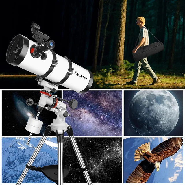 Alt view image 7 of 7 - 150EQ Professional Astronomy Telescope for Adults High Powered