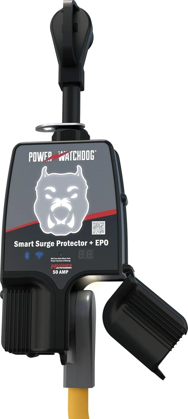 Alt view image 3 of 5 - PWD50EPOW Smart RV Surge Protector, 50A, WiFi, IP65