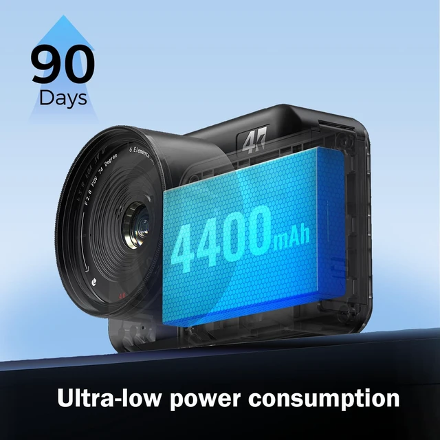 Alt view image 6 of 7 - X10 4K Time Lapse Camera Wi-Fi App Control 90-Day Ultra-Long Battery