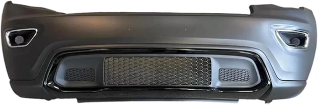 Alt view image 3 of 6 - Complete Front Bumper and Grille Kit Fits for 2017-2022 Jeep Grand Cherokee