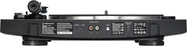 Alt view image 3 of 7 - AT-LP3XBT-BK Bluetooth Turntable Belt Drive Fully Automatic 33/45 (Black)