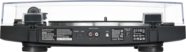 Alt view image 5 of 7 - AT-LP3XBT-BK Bluetooth Turntable Belt Drive Fully Automatic 33/45 (Black)