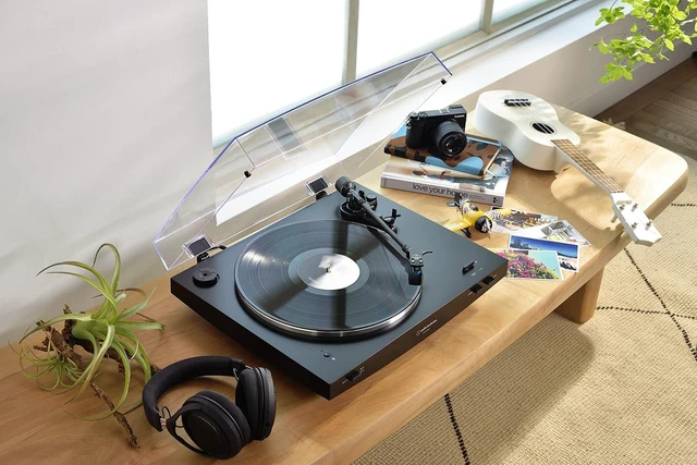 Alt view image 6 of 7 - AT-LP3XBT-BK Bluetooth Turntable Belt Drive Fully Automatic 33/45 (Black)