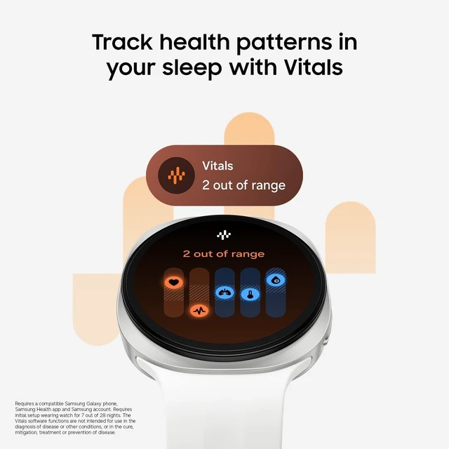 Alt view image 2 of 7 - Galaxy Watch9, Cream, 40mm Bluetooth Smartwatch