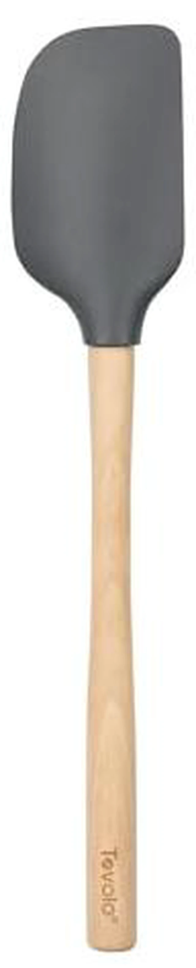 Alt view image 2 of 5 - Tovolo Silicone Spatula Wooden Handle for Cooking Baking Mixing, Heat Resistant Food Safe BPA Free Flexible Silicone Baking Spatula with Wood Handles Kitchen Utensils Nonstick Safe, Aqua Seafoam Green