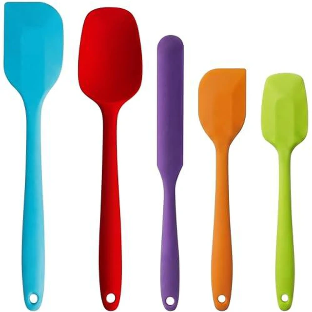 Alt view image 2 of 3 - 5 Pieces Silicone Spatula Set BPA Free