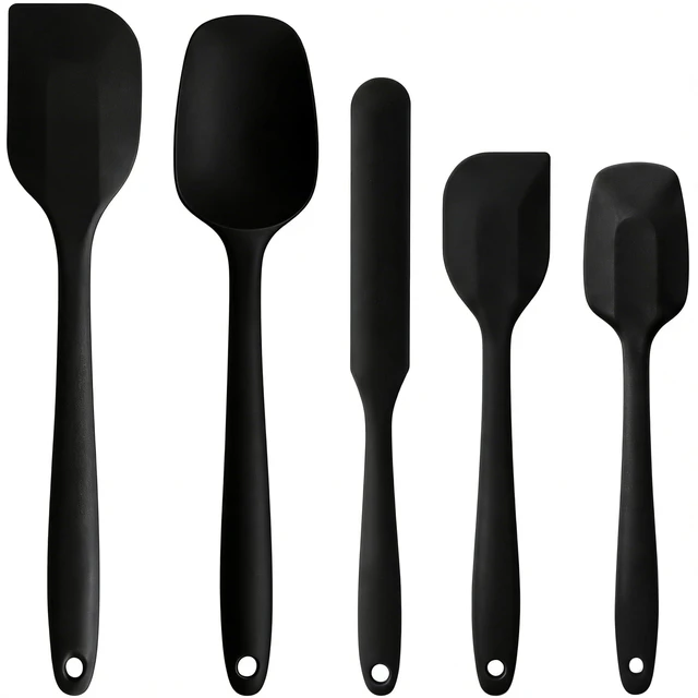 Main image of 5 Pieces Silicone Spatula Set