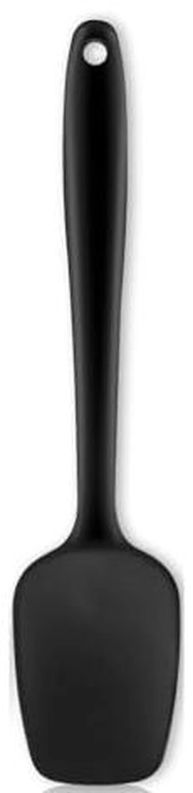 Alt view image 2 of 4 - Silicone Spatula Spoon, 11.2" Heat Resistan Rubber Spoonula, Black Non-Stick Spootula with Seamless, Flexible Scrapers for Baking Mixing Serving, Stirring. (Large 11.2)