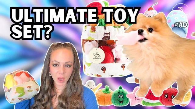 Alt view image 4 of 7 - Dog Squeaky Toys, Plush Small Dog Toys for Dogs, Stuffed with Squeakers,12 pcs Puppy Toys with a Carrying Bag for Small Medium Size
