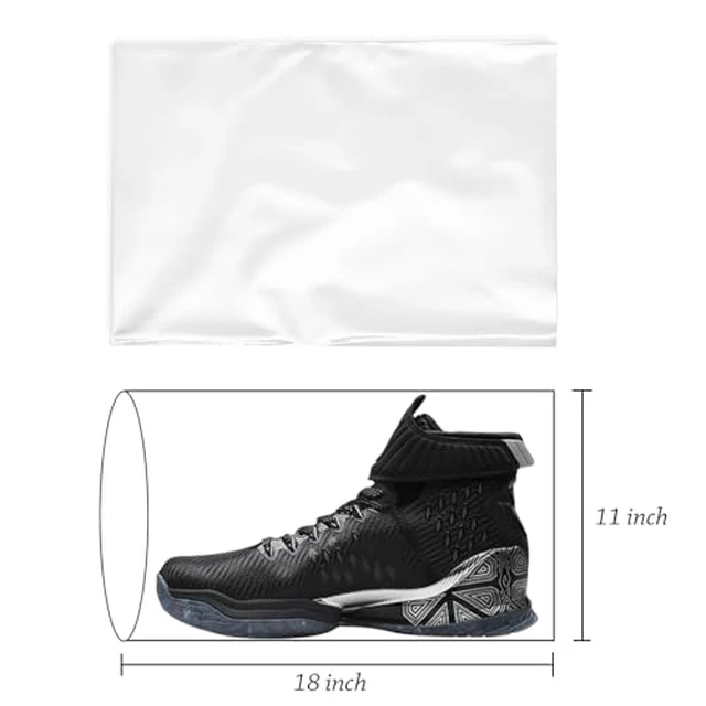Alt view image 3 of 5 - Shoe Shrink Wrap Bags 11x18 Inches 100 Pcs