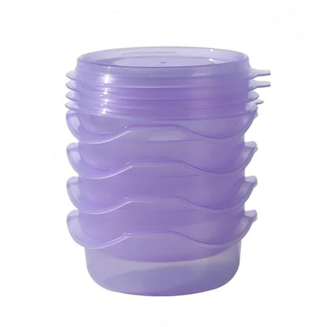 Alt view image 2 of 2 - 4Pcs Mini Fruit Storage Case Lightweight Airtight Vegetable Containers for Sauces Food Grade Cold Hot Resistant for Fridge