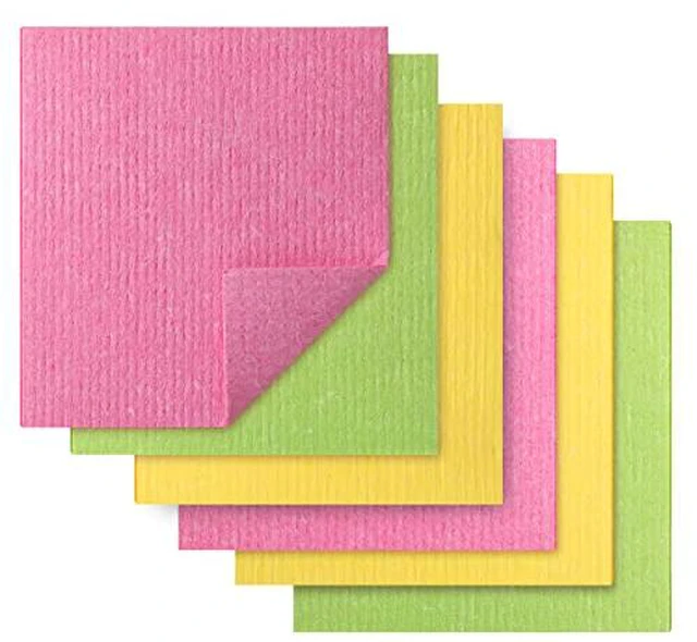 Alt view image 2 of 2 - Dish Cloths, 6 pcs, Reusable Paper Towels