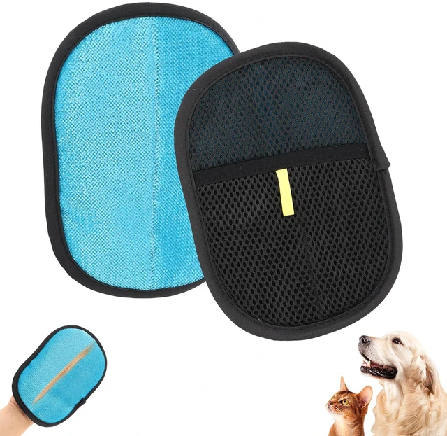 Main image of Pet Hair Removal Glove, Easy to Use Electrostatic Pet Hair Remover, Reusable