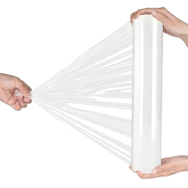 Alt view image 2 of 2 - Stretch Wrap Roll Heavy Duty Plastic Moving Wrap 15" X 500FT