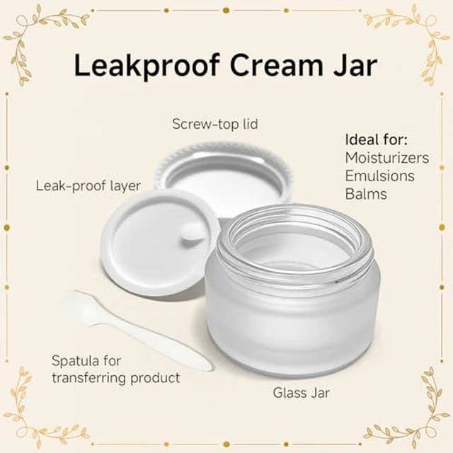 Alt view image 5 of 6 - 18pcs Skincare Glass Travel Bottles with Label, Travel Size for Toiletries, Leak-Proof, TSA-Approved Toiletry Bag, Travel Containers, Cosmetic Container Kits, large