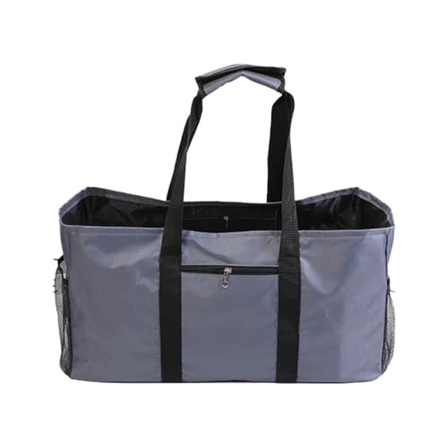 Alt view image 4 of 5 - Large Utility Tote Bag - Reusable Grocery Bags Foldable Heavy Duty