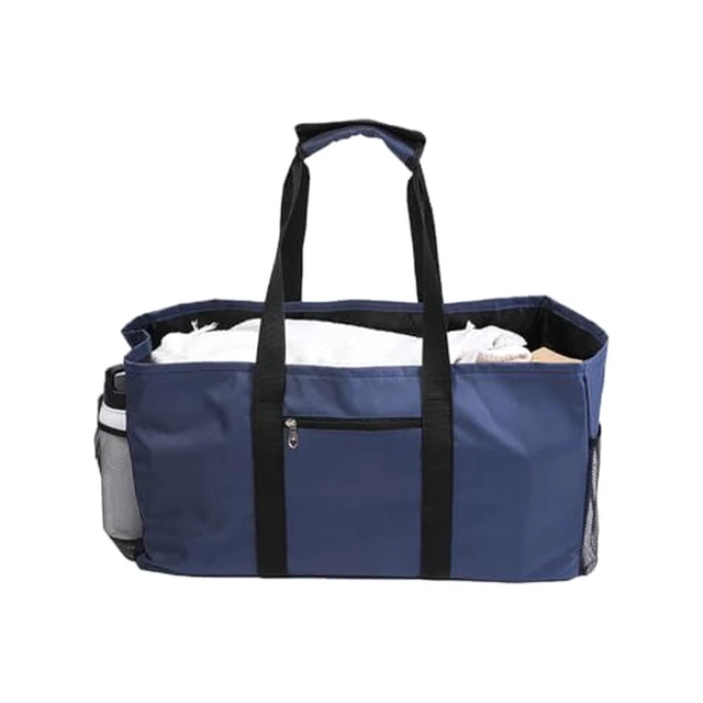 Alt view image 5 of 5 - Large Utility Tote Bag - Reusable Grocery Bags Foldable Heavy Duty