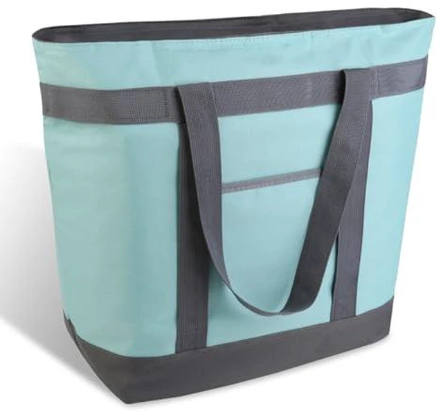Alt view image 2 of 7 - Insulated Grocery Tote Bags, Large Reusable Cooler Bags, Green, 39L