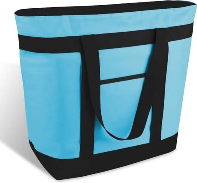 Alt view image 3 of 7 - Insulated Grocery Tote Bags, Large Reusable Cooler Bags, Green, 39L