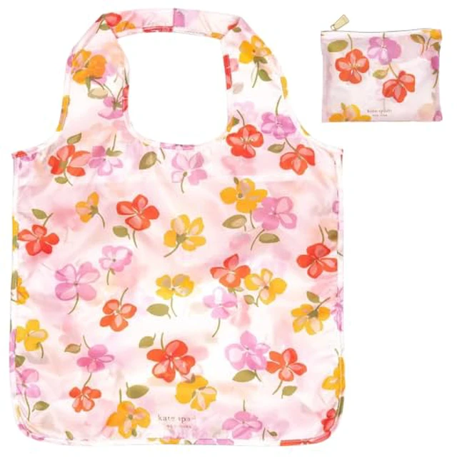 Alt view image 5 of 7 - Reusable Produce Bags, Shopping Tote with Zipper Storage Pouch, Lightweight Foldable Grocery Bag