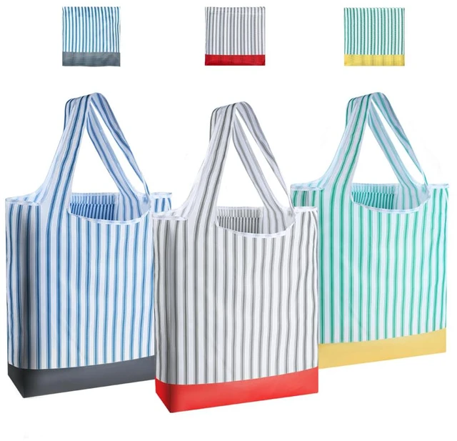 Main image of Reusable Grocery Bags, Foldable Shopping Bag, Bulk Packable Tote