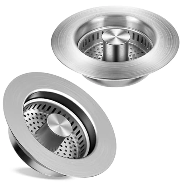 Alt view image 2 of 5 - Kitchen Sink Drain Strainer Stopper, Anti-Clog & Quick Drain