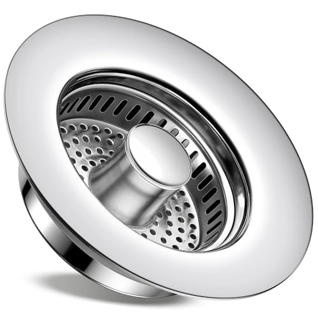 Alt view image 3 of 5 - Kitchen Sink Drain Strainer Stopper, Anti-Clog & Quick Drain
