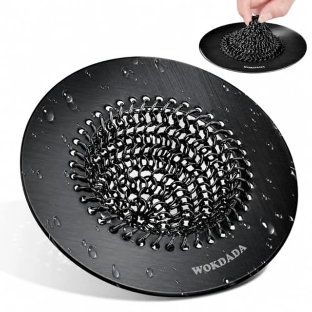 Alt view image 3 of 4 - Reversible Kitchen Sink Drain Strainer, Anti-Clog Flat Edge Design