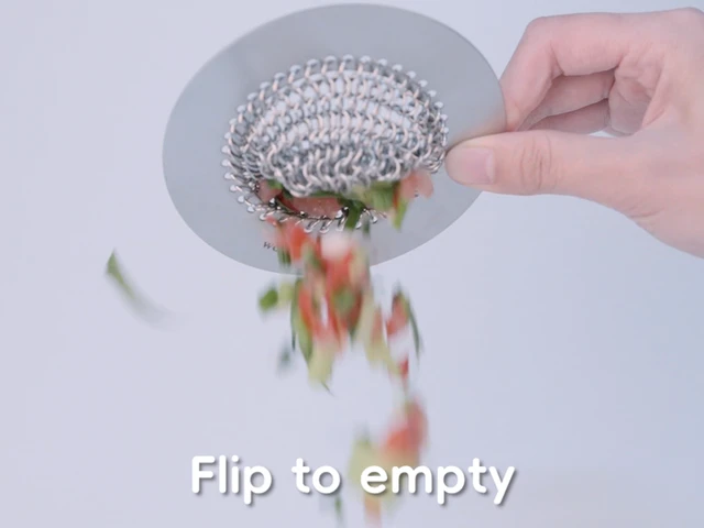Alt view image 4 of 4 - Reversible Kitchen Sink Drain Strainer, Anti-Clog Flat Edge Design