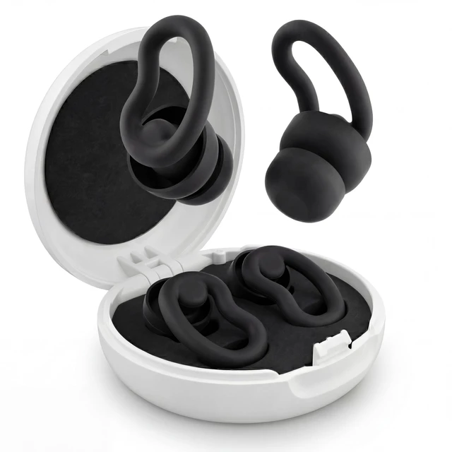 Main image of Ear Plugs for Sleeping,Reusable Noise Reduction Ear Plugs for Side Sleepers | 2 Pairs Silicone Ear Plugs, 6 Sizes Ear Tips,Single & Dual Layer, 30dB Noise Cancelling for Snoring,Travel ,Focus&Concerts