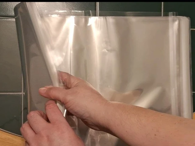 Alt view image 5 of 5 - Wowfit 100 CT 12x16 Self Sealing Plastic Bags for Clothes, Shirts, Sweaters