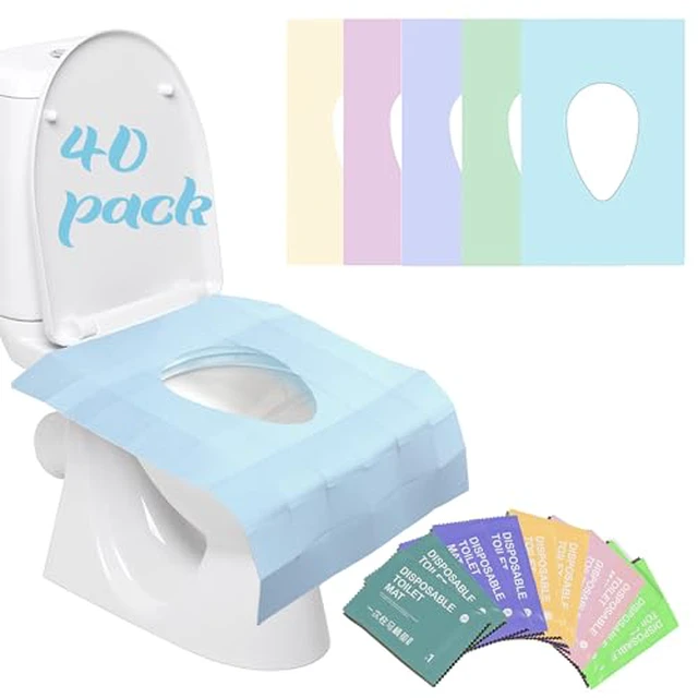Alt view image 4 of 5 - Full Coverage Toilet Seat Covers Disposable 30 Pack