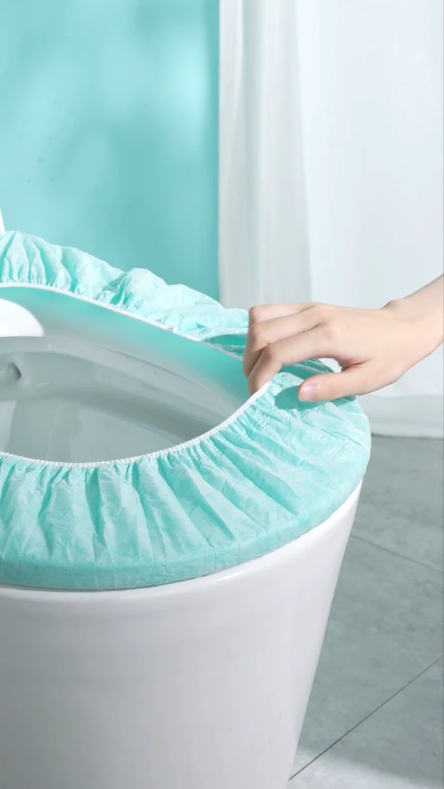 Alt view image 5 of 5 - Full Coverage Toilet Seat Covers Disposable 30 Pack