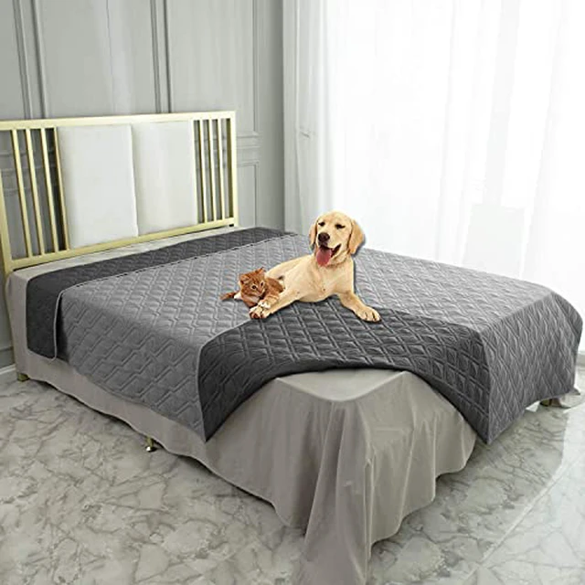 Alt view image 2 of 2 - Waterproof Dog Bed Cover Pet Blanket for Furniture Bed Couch Sofa Reversible