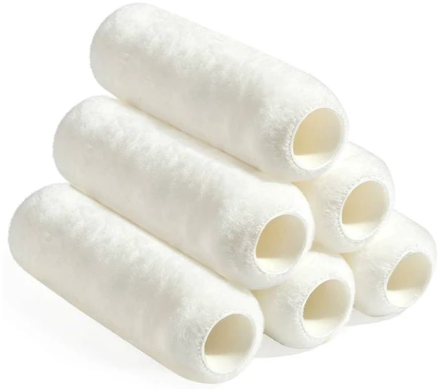 Main image of SpicyOrange 9 Inch Paint Roller Covers, Premium Lint-Free Roller Covers with Spring-Shaped Fiber Technology, High Paint Pickup & Smooth Release for Walls, Ceilings & Home Improvement Painting