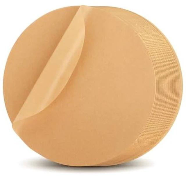 Alt view image 2 of 5 - 6-Inch Baking Sheet Rounds - Kraft Unbleached Parchment Paper