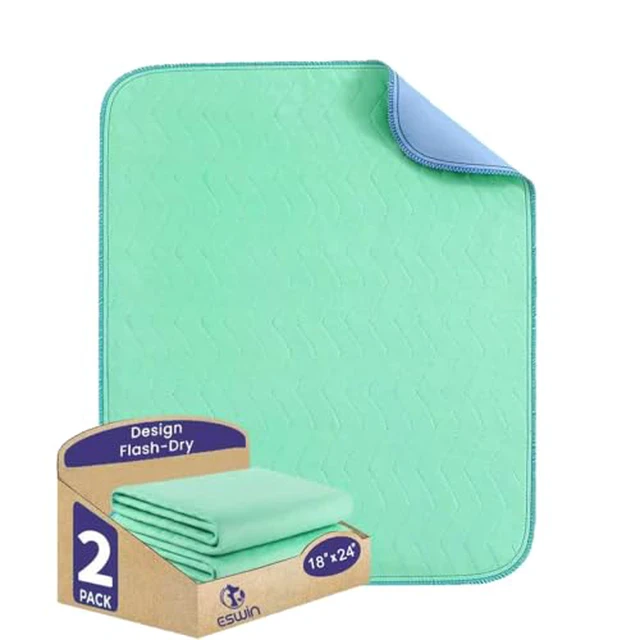 Alt view image 2 of 4 - Underpads,Super Absorbency Reusable Bedwetting Incontinence Pads for Kids, Adults, Elderly, and Pets - Waterproof Protective Pad for Couch, Sofa, Floor,Bed (500 Washes)