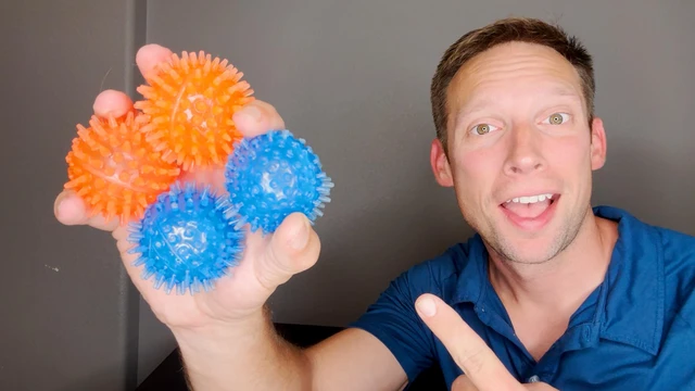 Alt view image 5 of 7 - 12pack Squeaky Dog Toys Spiky Dog Balls Cleans Teeth and Promotes Dental and Gum Health for Your Pet Squeaker Ball Toys for Aggressive Chewers (S 12PACK)