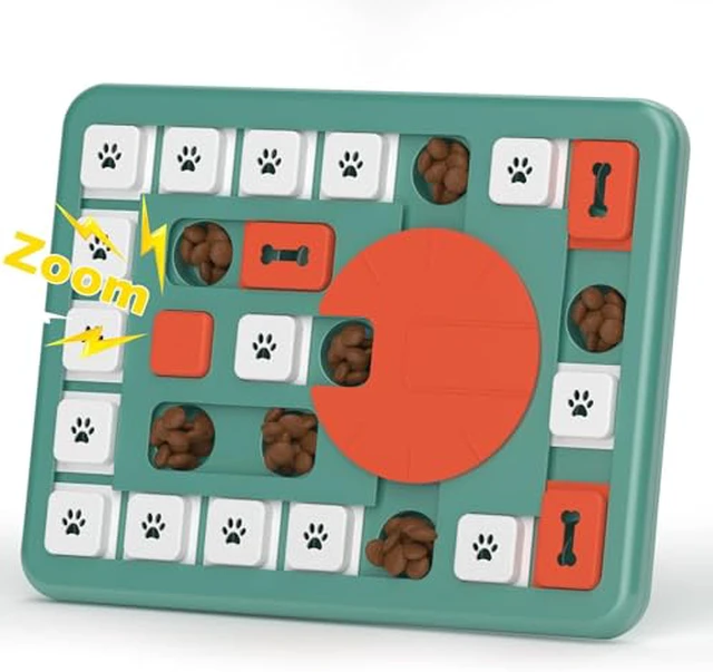 Alt view image 2 of 7 - Dog Puzzle Toys, Treat Dispensing Dog Enrichment Toys for IQ Training and Brain Stimulation, Interactive Mentally Stimulating Toys as Gifts for Puppies, Cats, Dogs