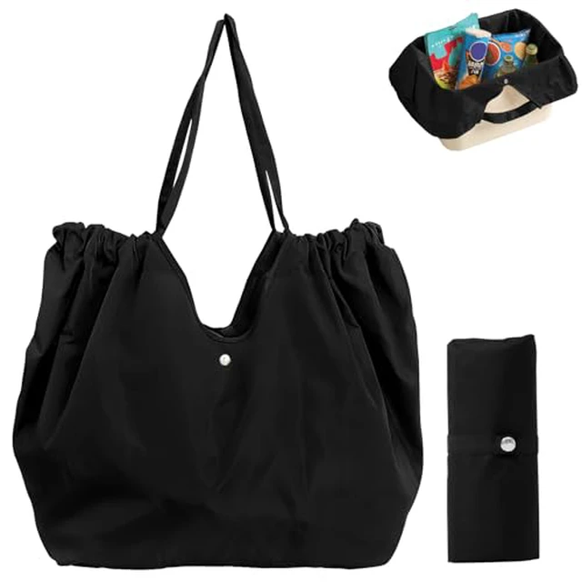 Alt view image 3 of 7 - Reusable Grocery Bags,Reusable Shopping Bags,Folding Bags Totes,Stretchable and shrinkable shopping bag for Groceries