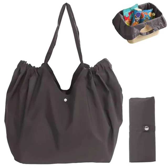 Alt view image 7 of 7 - Reusable Grocery Bags,Reusable Shopping Bags,Folding Bags Totes,Stretchable and shrinkable shopping bag for Groceries