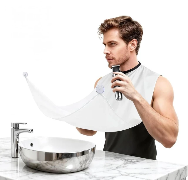 Main image of Stuffers for Men,beard bib Trimming Catcher Bib for Shaving,beard apron gifts for men Him Boyfriend Husband