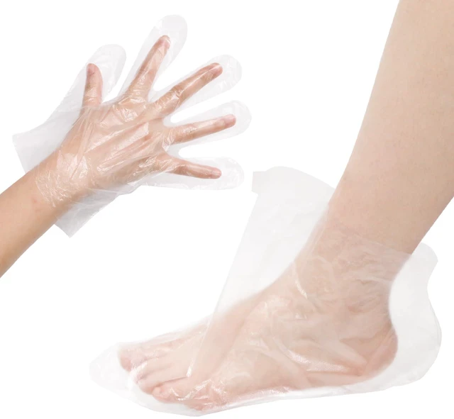 Main image of 200 PCS Disposable Paraffin Wax Liners for Feet and Hand, Plastic Hand and Foot Bags Hot Wax Therapy