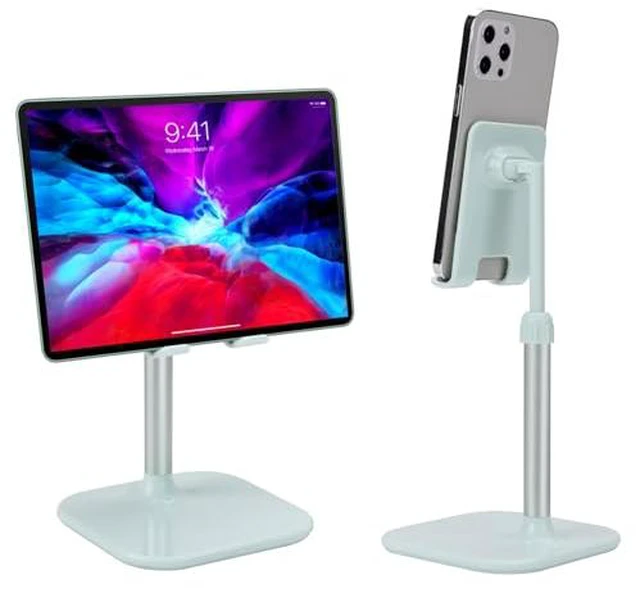 Alt view image 4 of 5 - Cell Phone Stand, Valentine's Day Gifts for Teens Girls Boys Adults Women Men Mom Wife, Phone Stand for Desk, Phone Holder Stand Compatible with iPhone and All Mobile Phones Tablet, Pink
