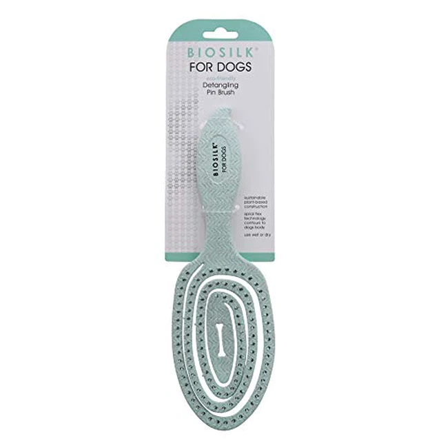 Alt view image 3 of 7 - for Pets Eco-Friendly Detangling Pin Brush for Dogs